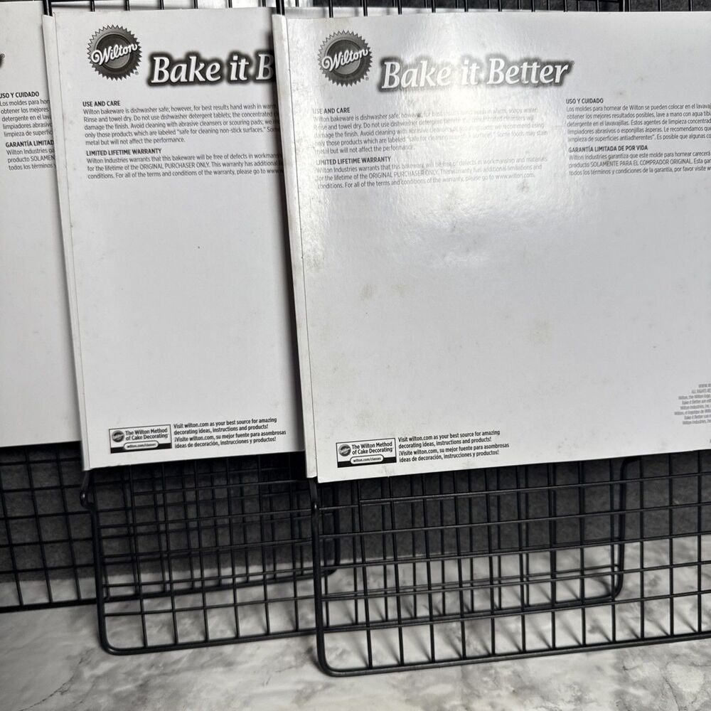 Wilton Easy Release Dishwasher Safe Wire Cooling Grid - 16" x 10"   LOT OF 3 New - Picture 4 of 4